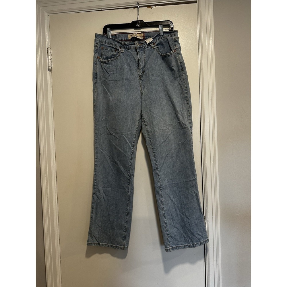 VTG Y2k Levi's 550 Jeans Women 18M Light Wash Relaxed Bootcut Grunge Streetwear